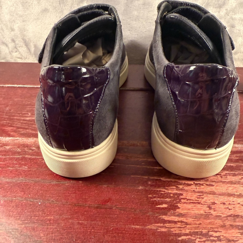 Mephisto Frederica Dark Navy Suede Lightweight Sneakers Size 8 - Picture 6 of 8